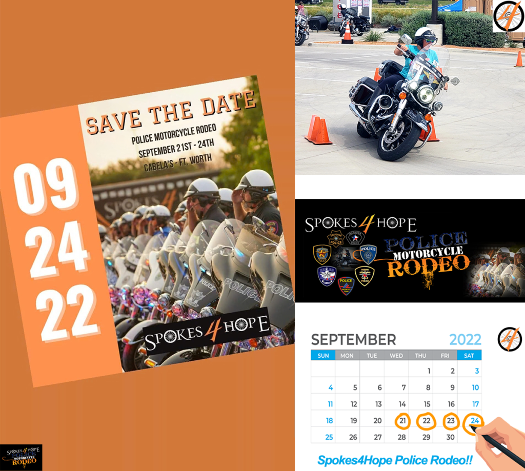 2022 Spokes4Hope Police Motorcycle Rodeo Cabelas Fort Worth Texas S4H